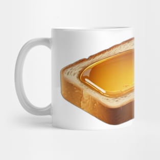 Honey Bee Coffee Kawaii Yummy Vintage Beekeeper Bread Toast Sandwich Retro Mug